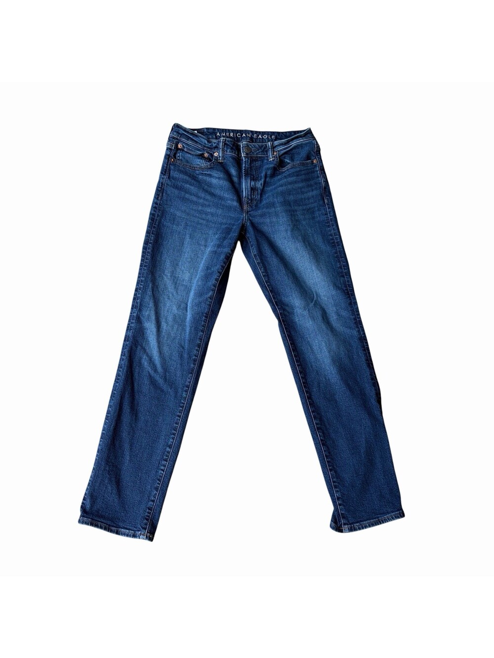 American Eagle AirFlex+ Men's Blue Denim Jeans Slim Straight